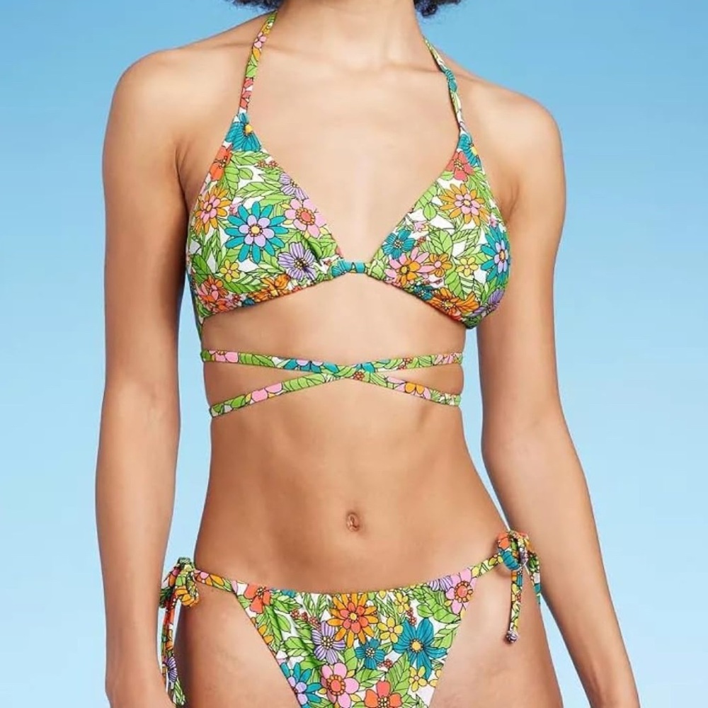 Wild Fable Women's Floral Bikini Set